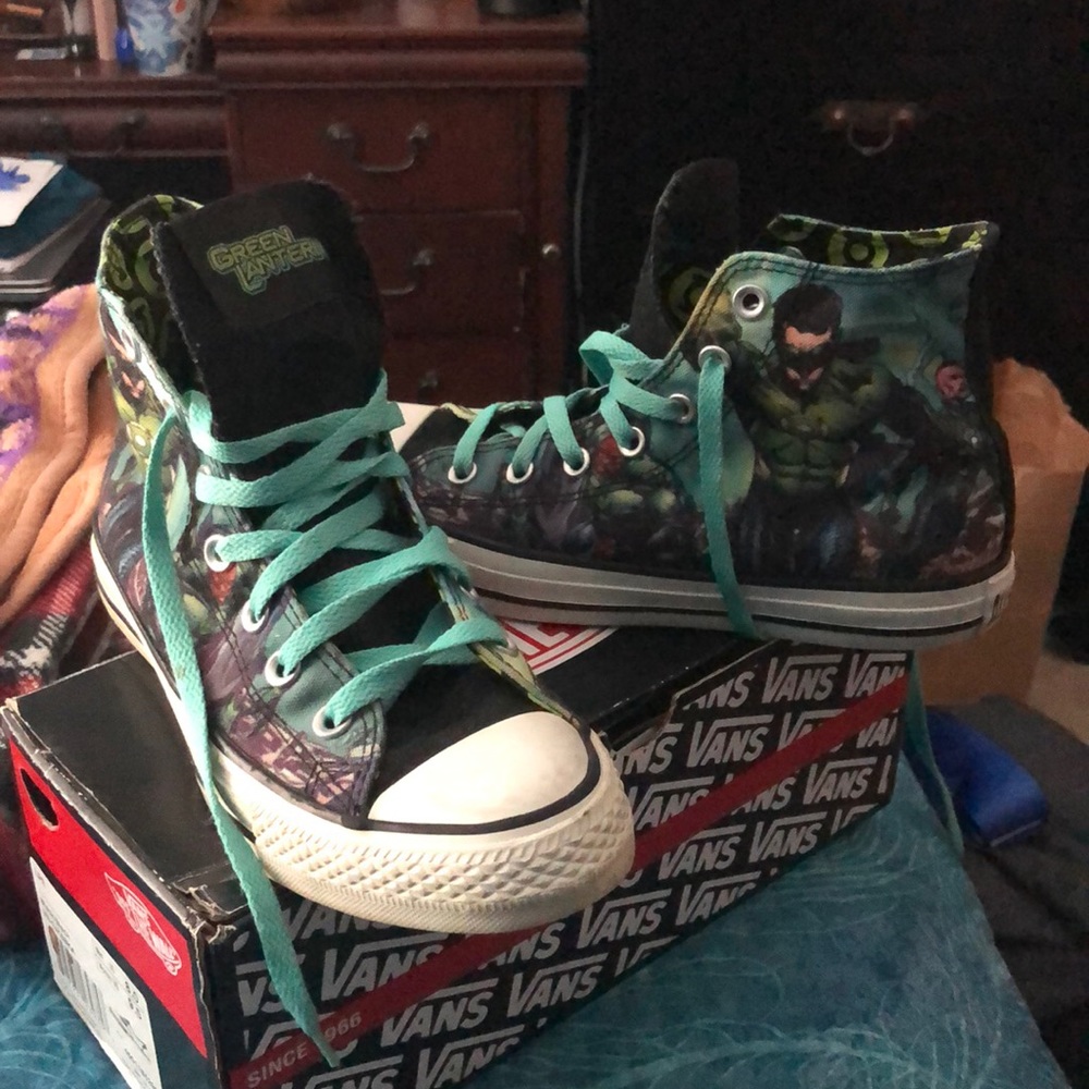 DC Comics Green Lantern converse high tops